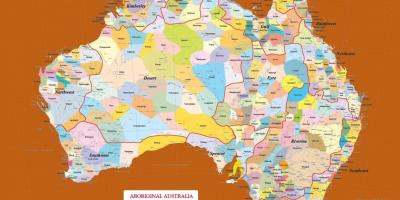 السكان الأصليين خريطة أستراليا