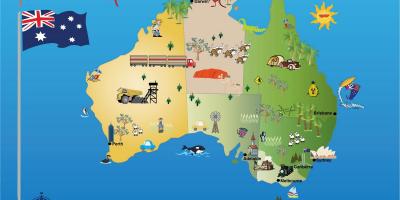 أستراليا الخريطة السياحية