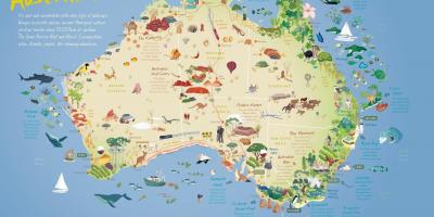 الخريطة السياحية من أستراليا
