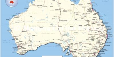 المطارات في استراليا خريطة