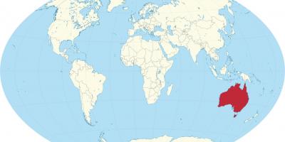 أستراليا على خريطة العالم